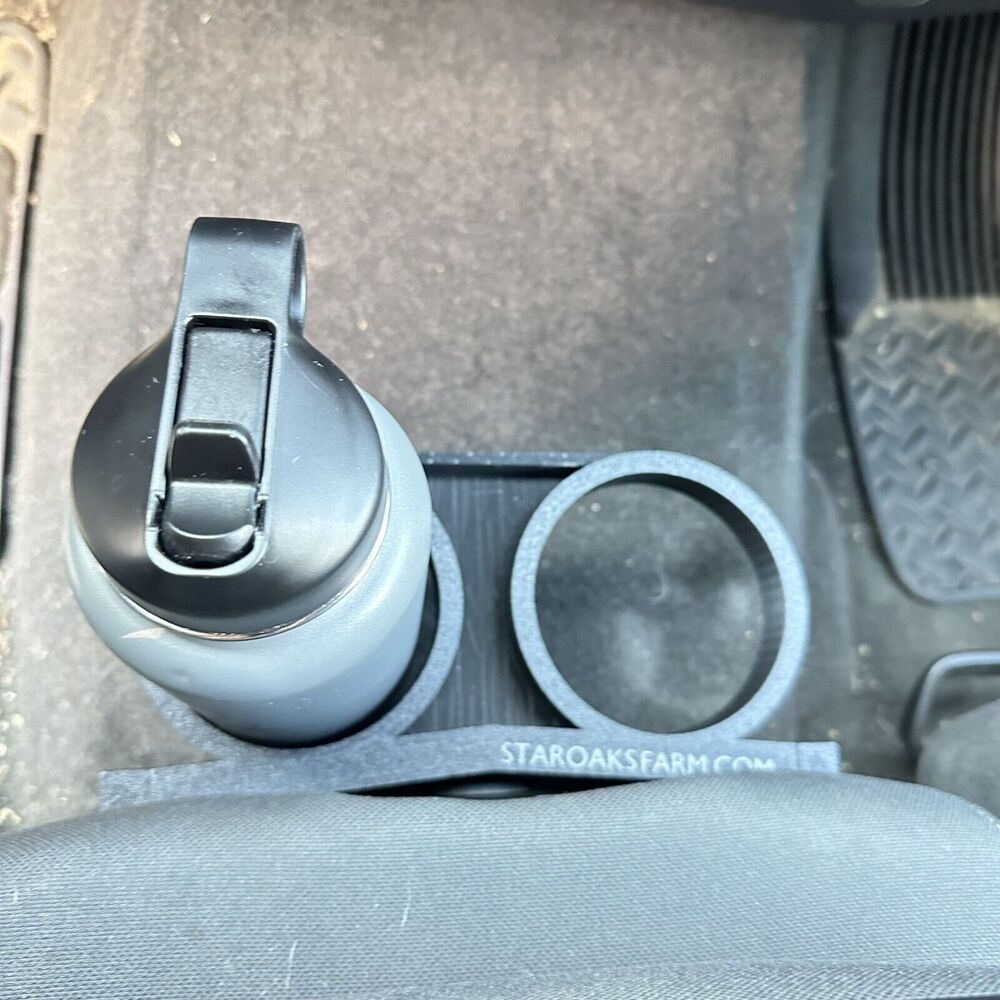Dual Water Bottle Holder for 2014-2018 Chevrolet Silverado and GMC Sierra - Picture 13 of 16
